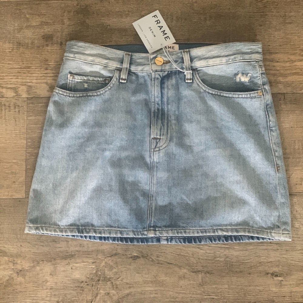 FRAME FADED DENIM MINI 27